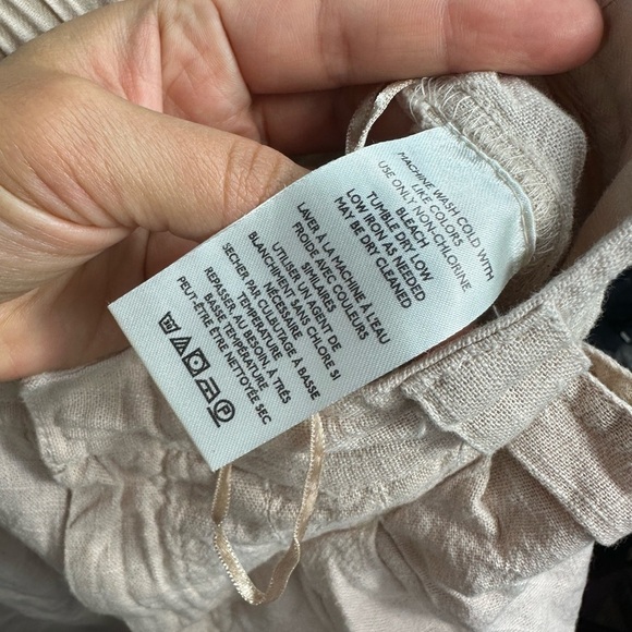 Free People Lotta Love linen trousers size 6 - Picture 6 of 7